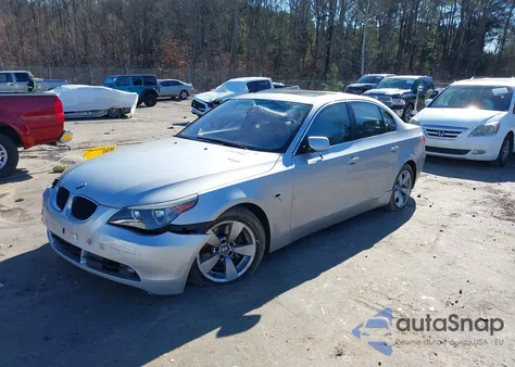 2004 BMW 530I из США, поврежденный, VIN WBANA73534B805324